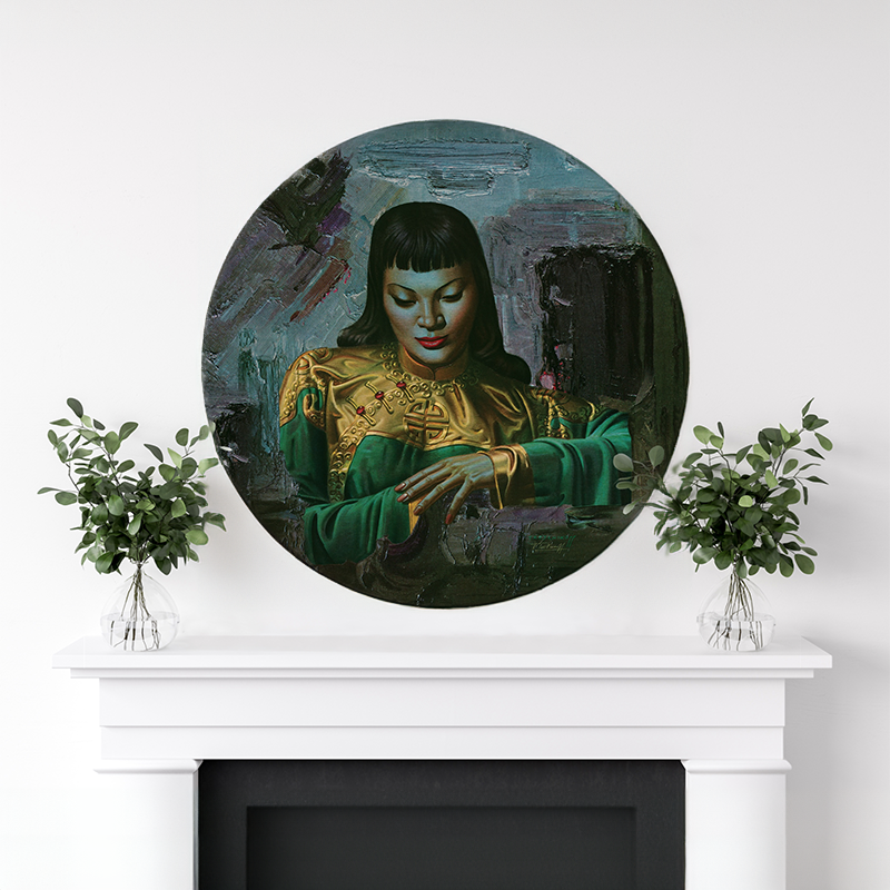 Lady From Orient | Premium Vinyl Wall Decal | Tretchikoff