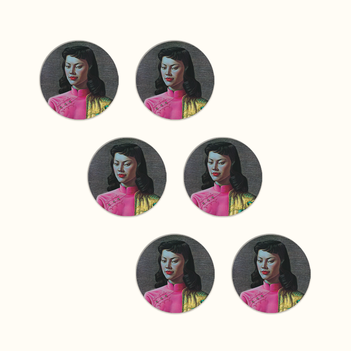 Miss Wong Coaster Set - Tretchikoff