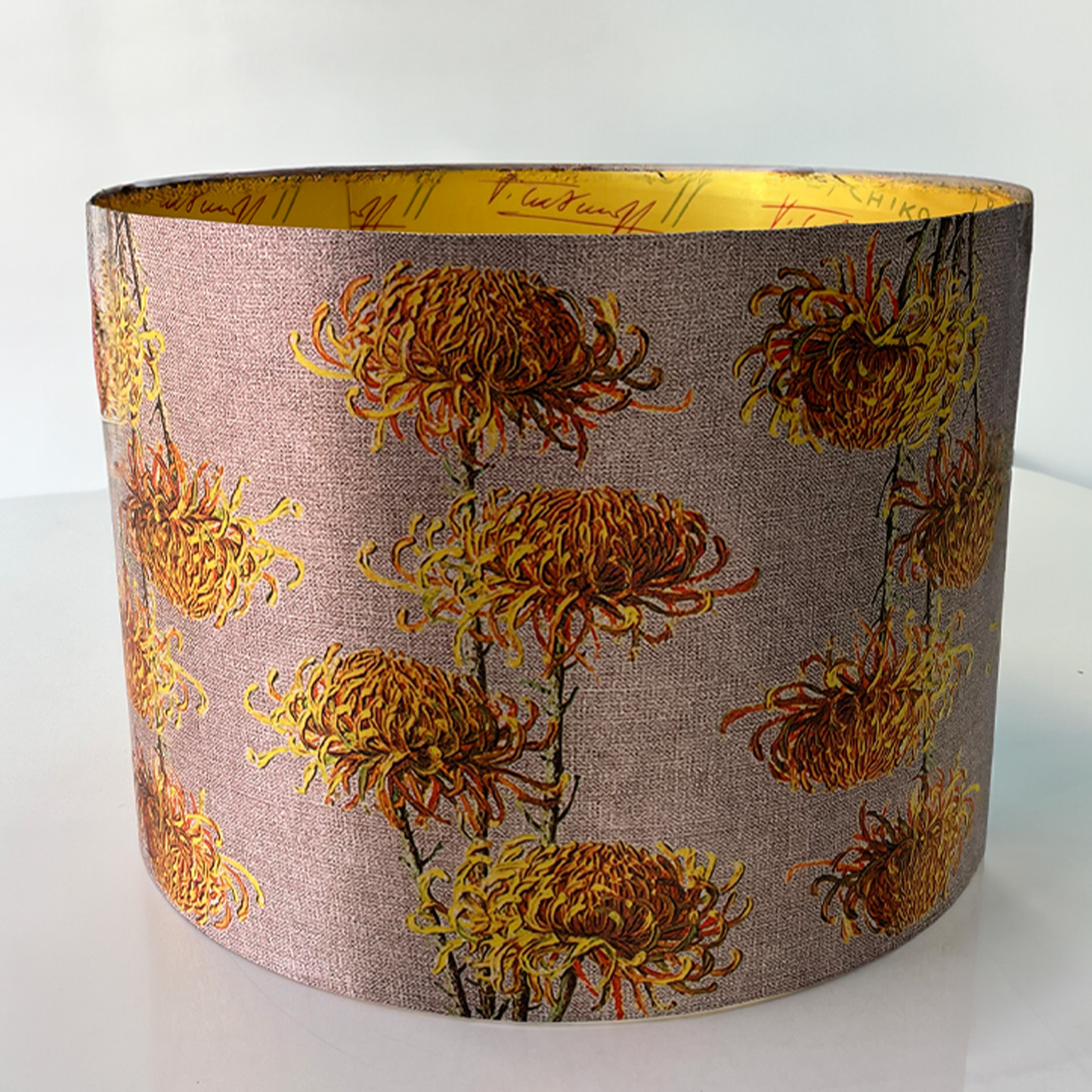 Chrysanthemums Lampshade - Tretchikoff