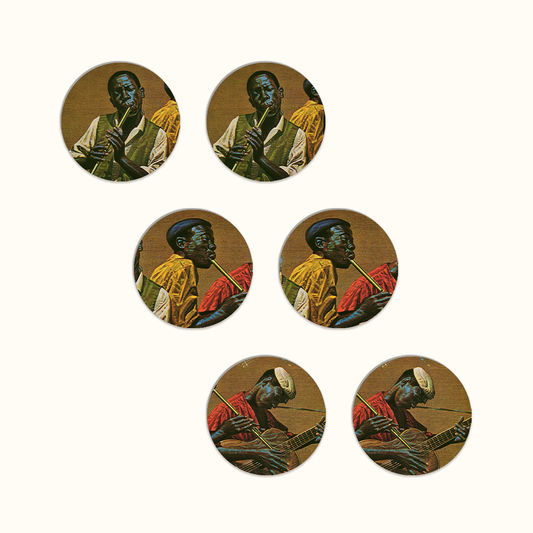 Penny Whistlers Coaster Set - Tretchikoff