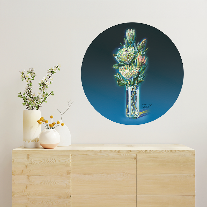 Proteas | Premium Vinyl Wall Decal | Tretchikoff