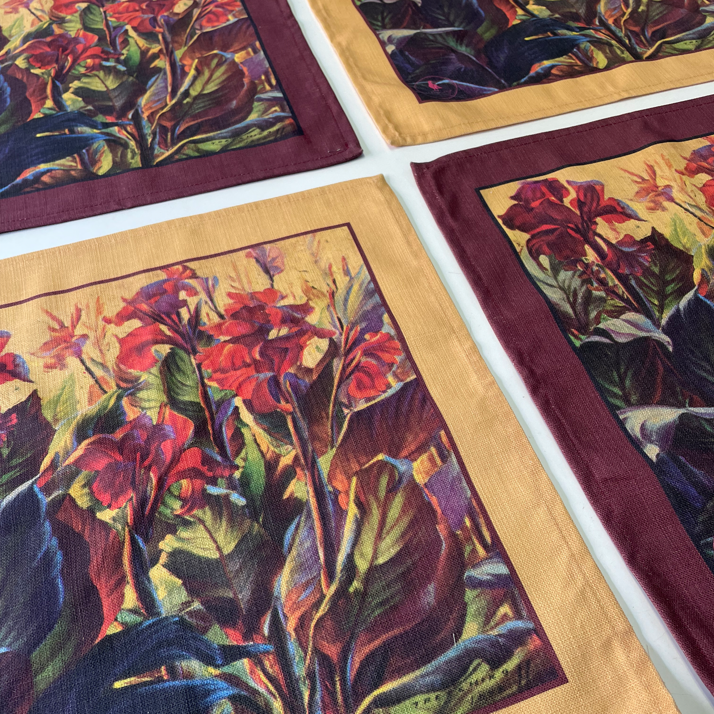 Red Cannas Napkin Set - Tretchikoff