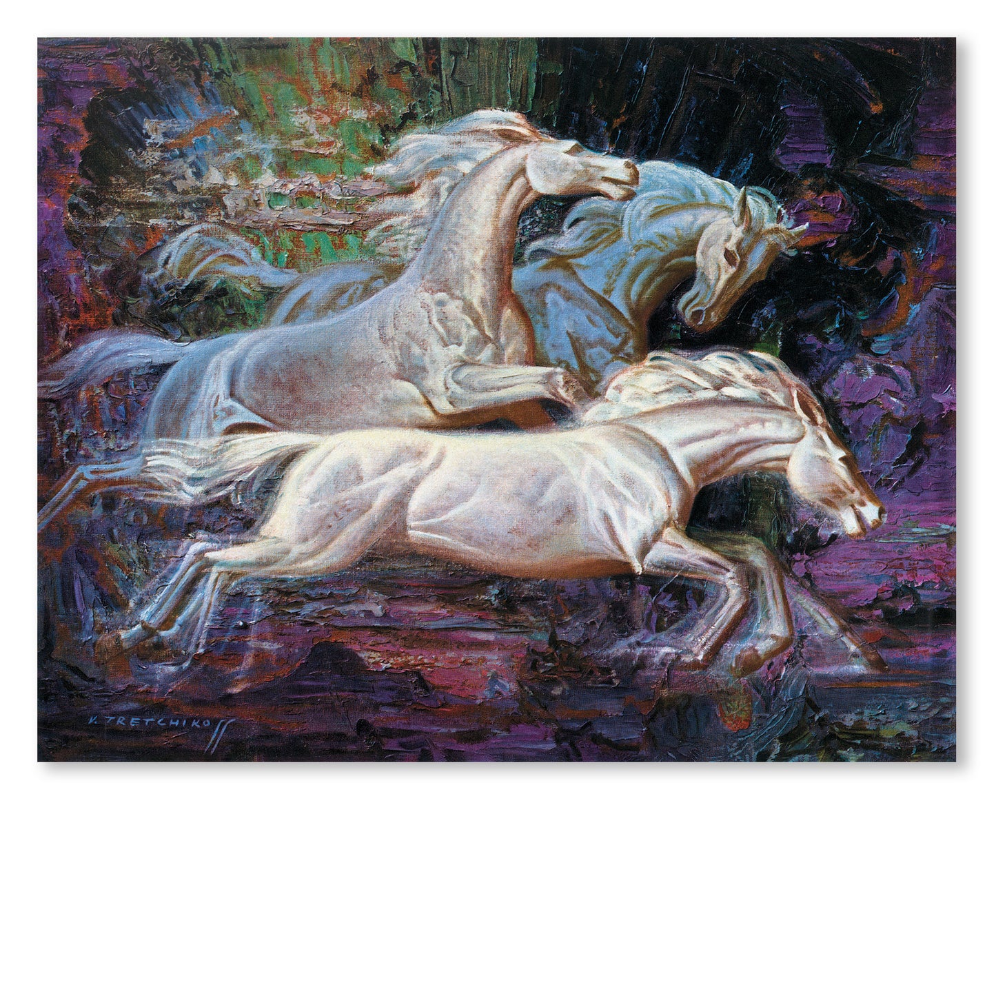 Wild Horses (1969) - Tretchikoff Print