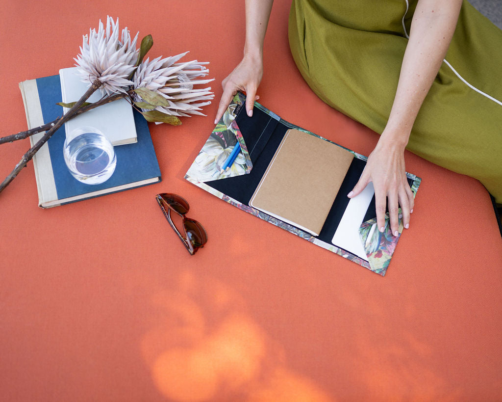 Wren Design ProtectPaper® Notebook Organiser - BOTANICALS - Tretchikoff Collage