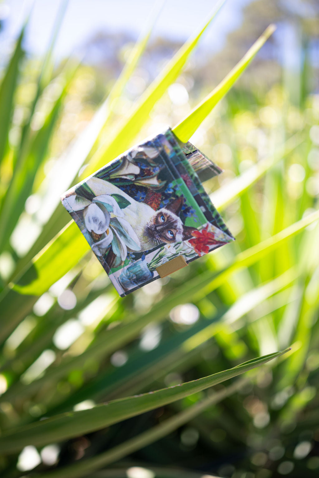 Wren Design ProtectPaper® Slim Wallet - BOTANICALS - Tretchikoff Collage