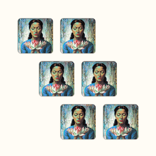 Water Lily Coaster Set - Tretchikoff