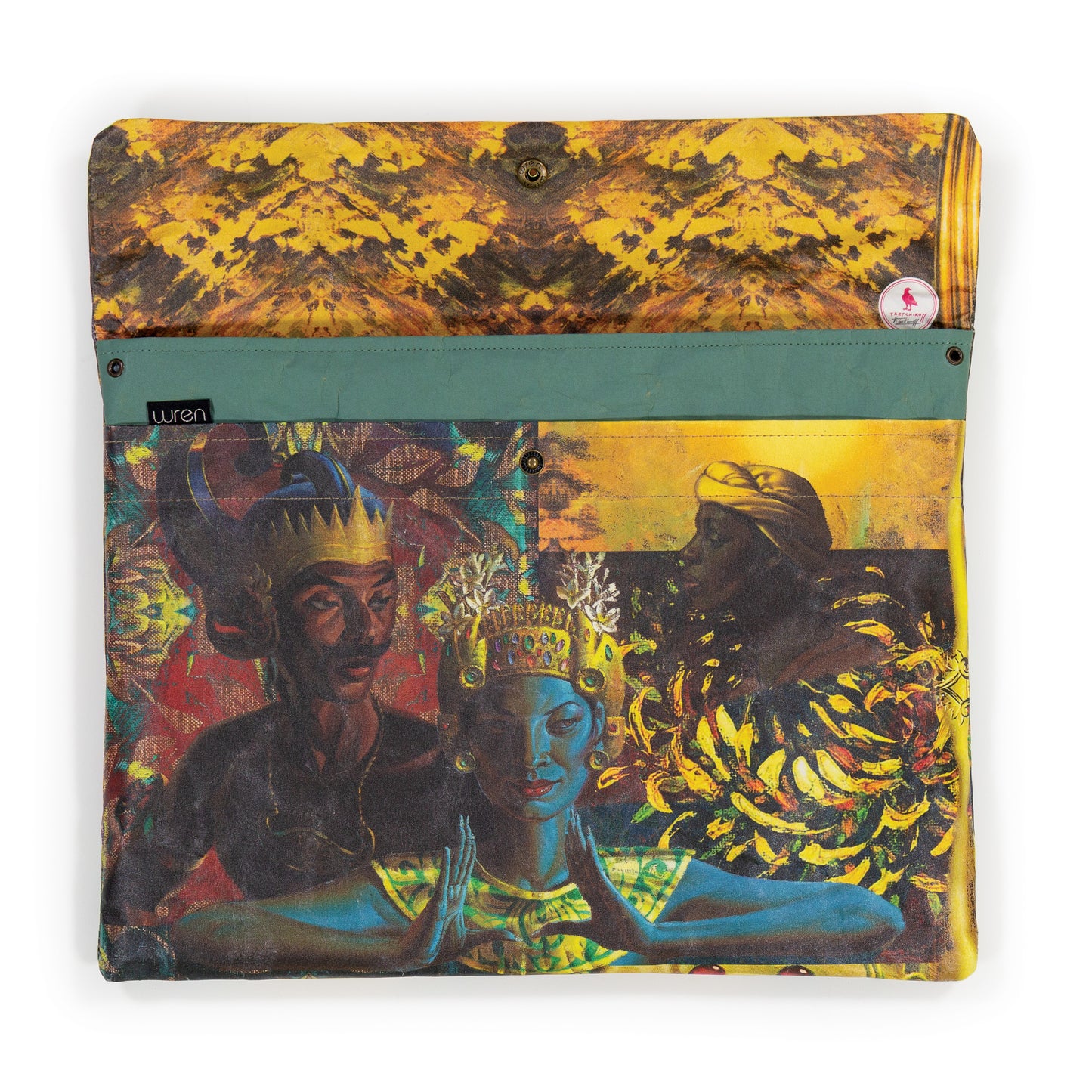 Wren Design ProtectPaper® Laptop Sleeve - GOLD - Tretchikoff Collage