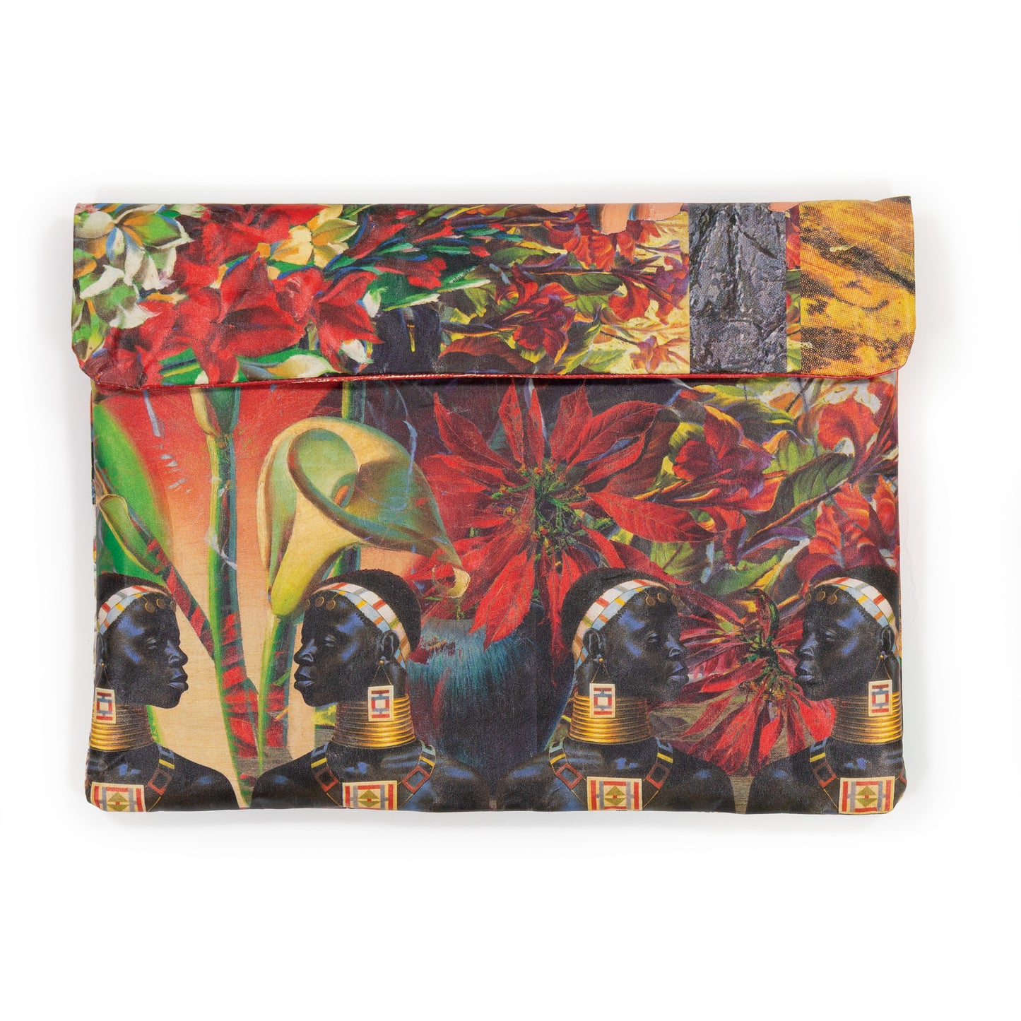 Wren Design ProtectPaper® Laptop Sleeve - RED - Tretchikoff Collage