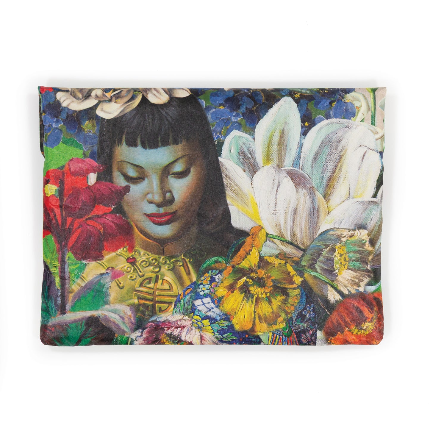 Wren Design ProtectPaper® Laptop Sleeve - BOTANICALS - Tretchikoff Collage