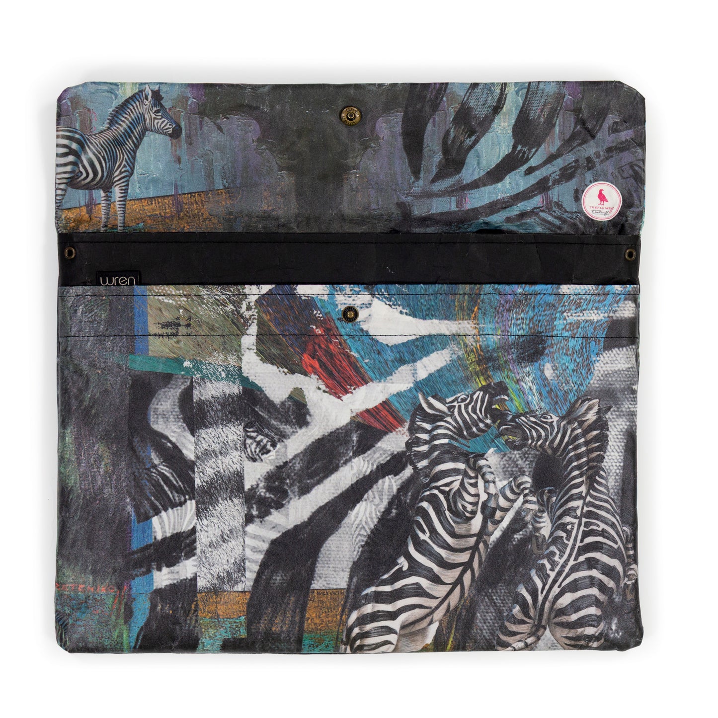 Wren Design ProtectPaper® Laptop Sleeve - ZEBRA - Tretchikoff Collage