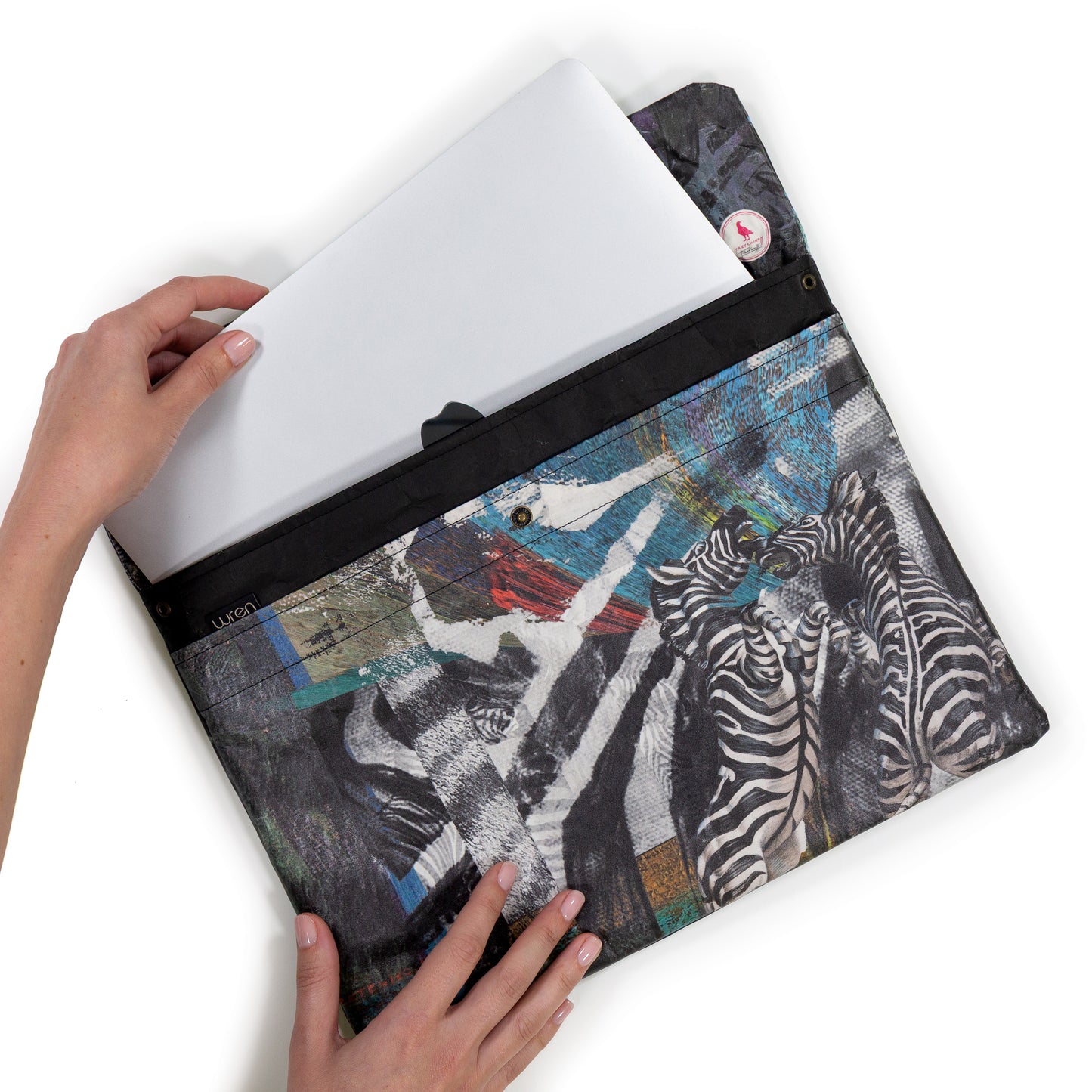 Wren Design ProtectPaper® Laptop Sleeve - ZEBRA - Tretchikoff Collage