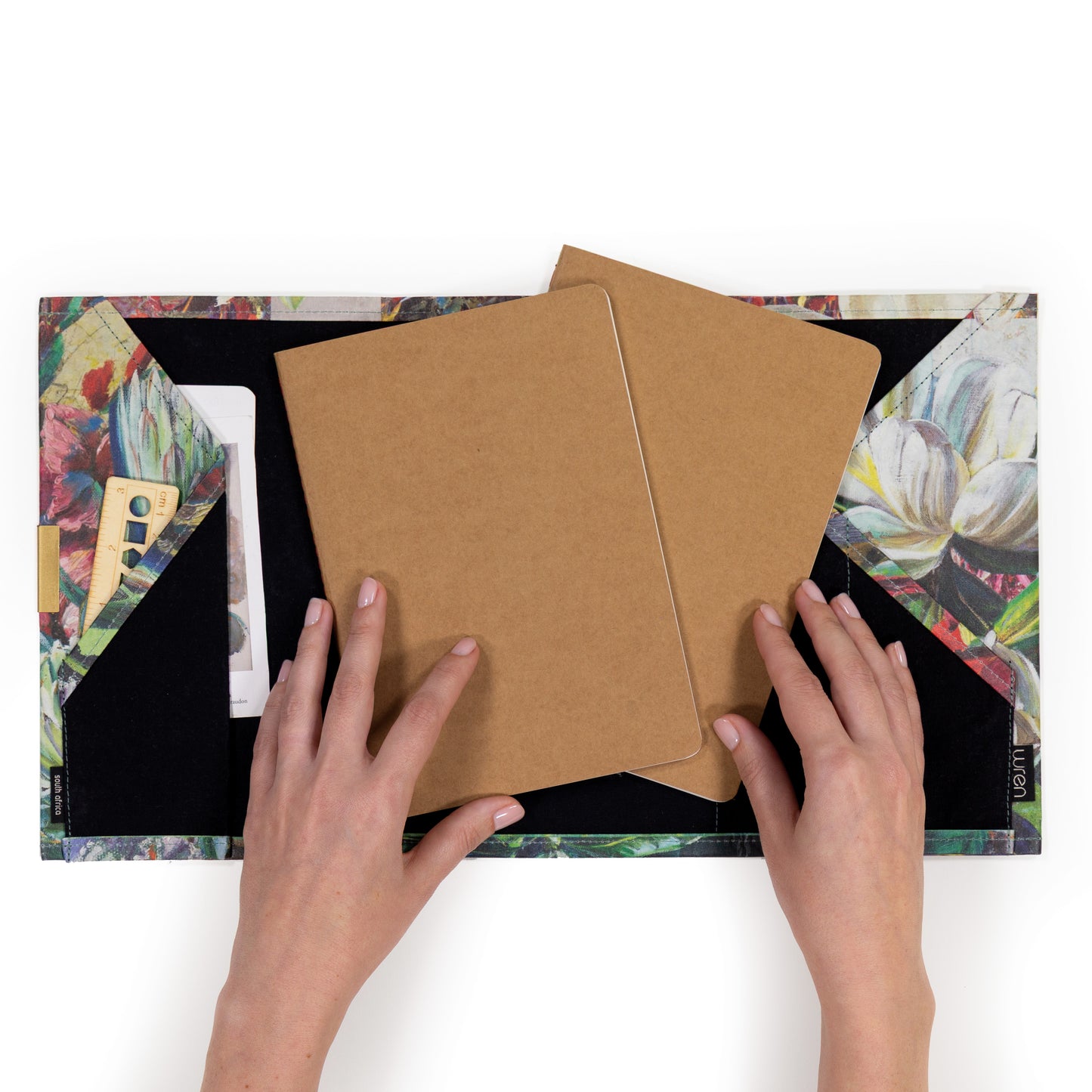Wren Design ProtectPaper® Notebook Organiser - BOTANICALS - Tretchikoff Collage