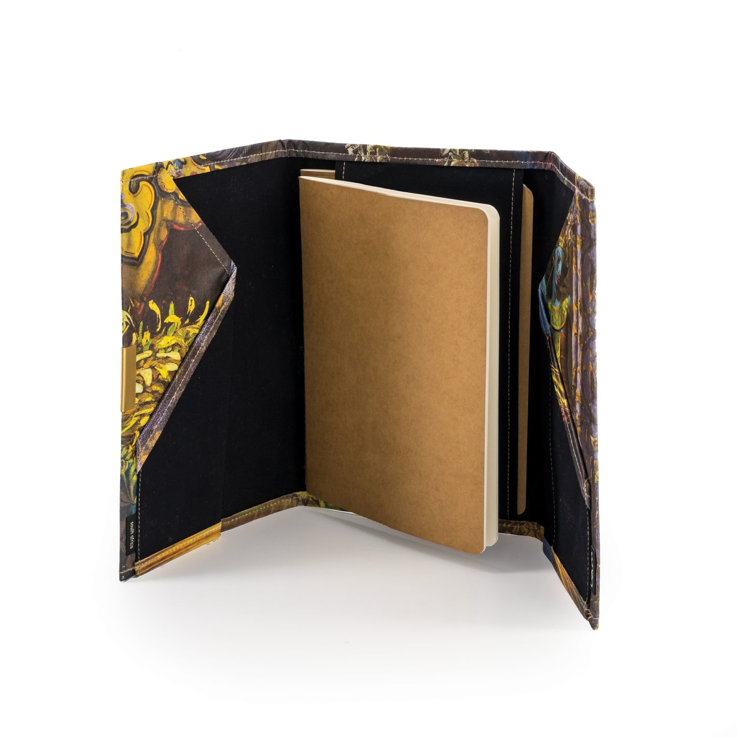 Wren Design ProtectPaper® Notebook Organiser - GOLD - Tretchikoff Collage