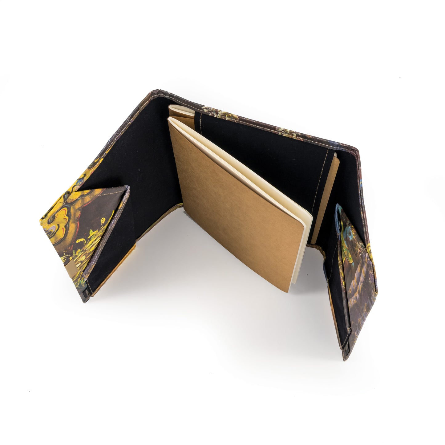 Wren Design ProtectPaper® Notebook Organiser - GOLD - Tretchikoff Collage