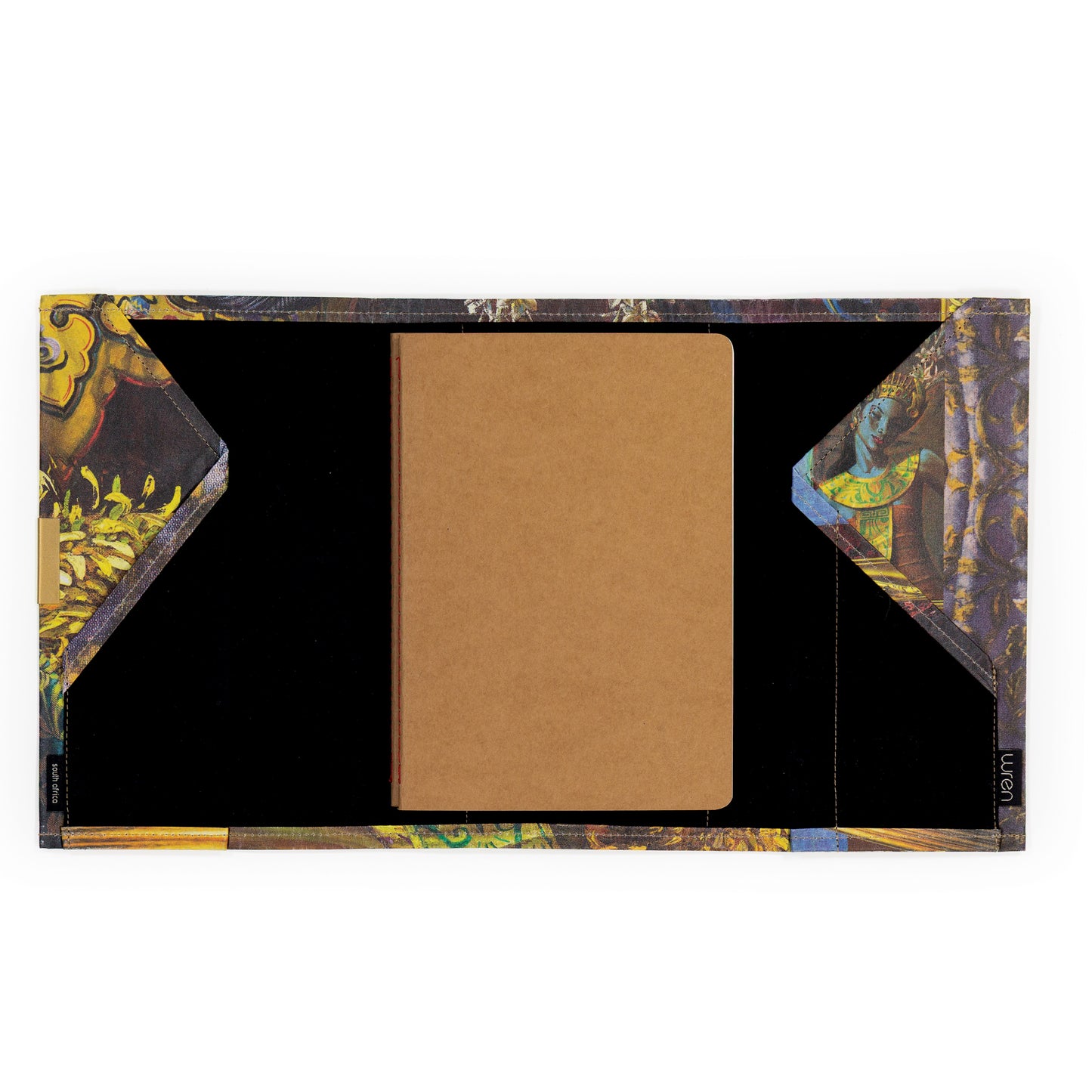 Wren Design ProtectPaper® Notebook Organiser - GOLD - Tretchikoff Collage