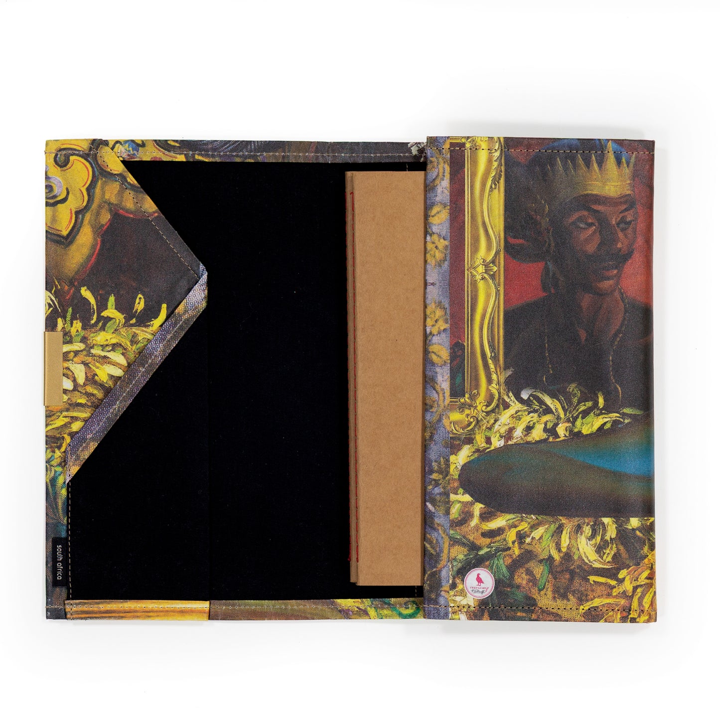 Wren Design ProtectPaper® Notebook Organiser - GOLD - Tretchikoff Collage