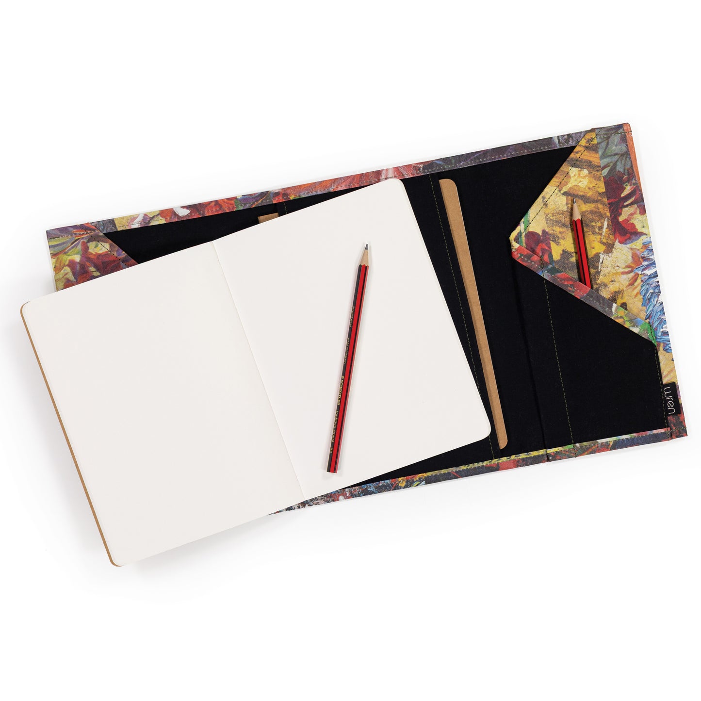 Wren Design ProtectPaper® Notebook Organiser - RED - Tretchikoff Collage