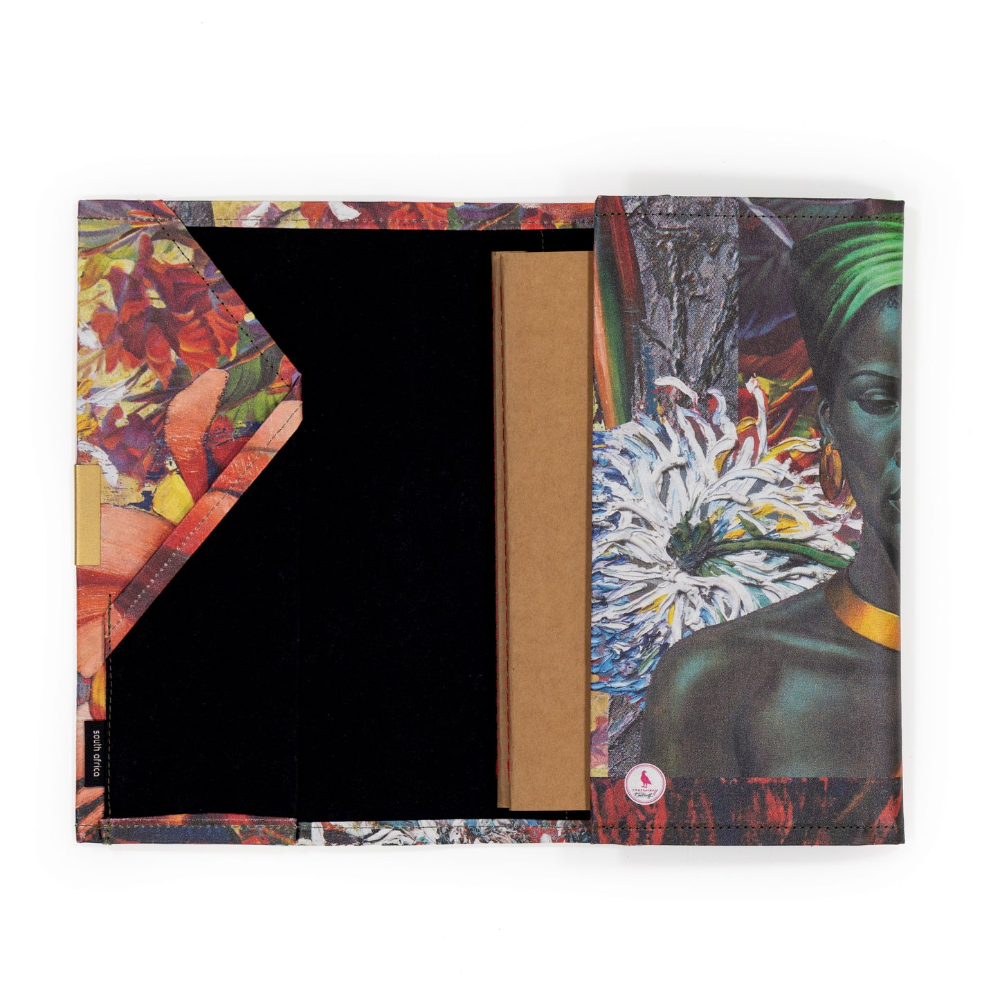 Wren Design ProtectPaper® Notebook Organiser - RED - Tretchikoff Collage