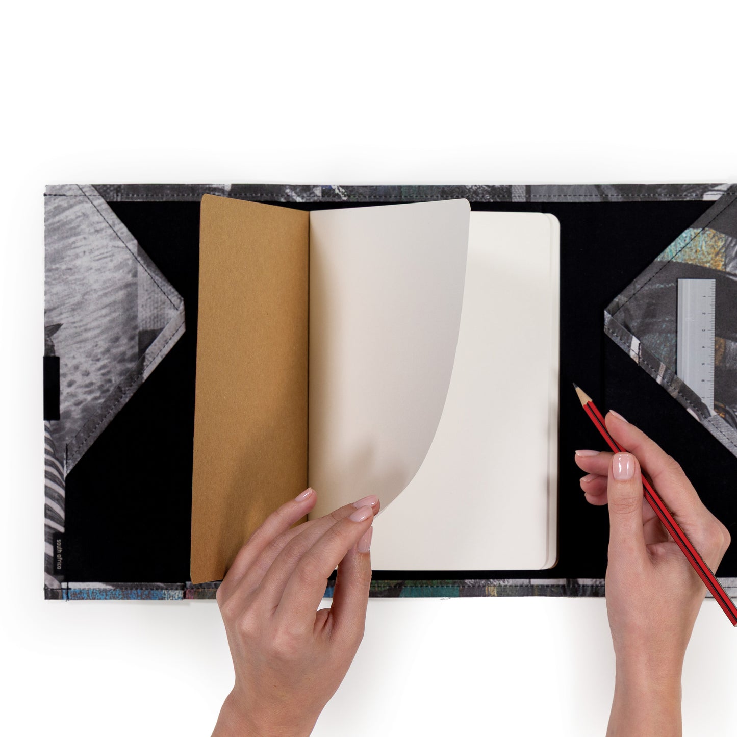 Wren Design ProtectPaper® Notebook Organiser - ZEBRA - Tretchikoff Collage