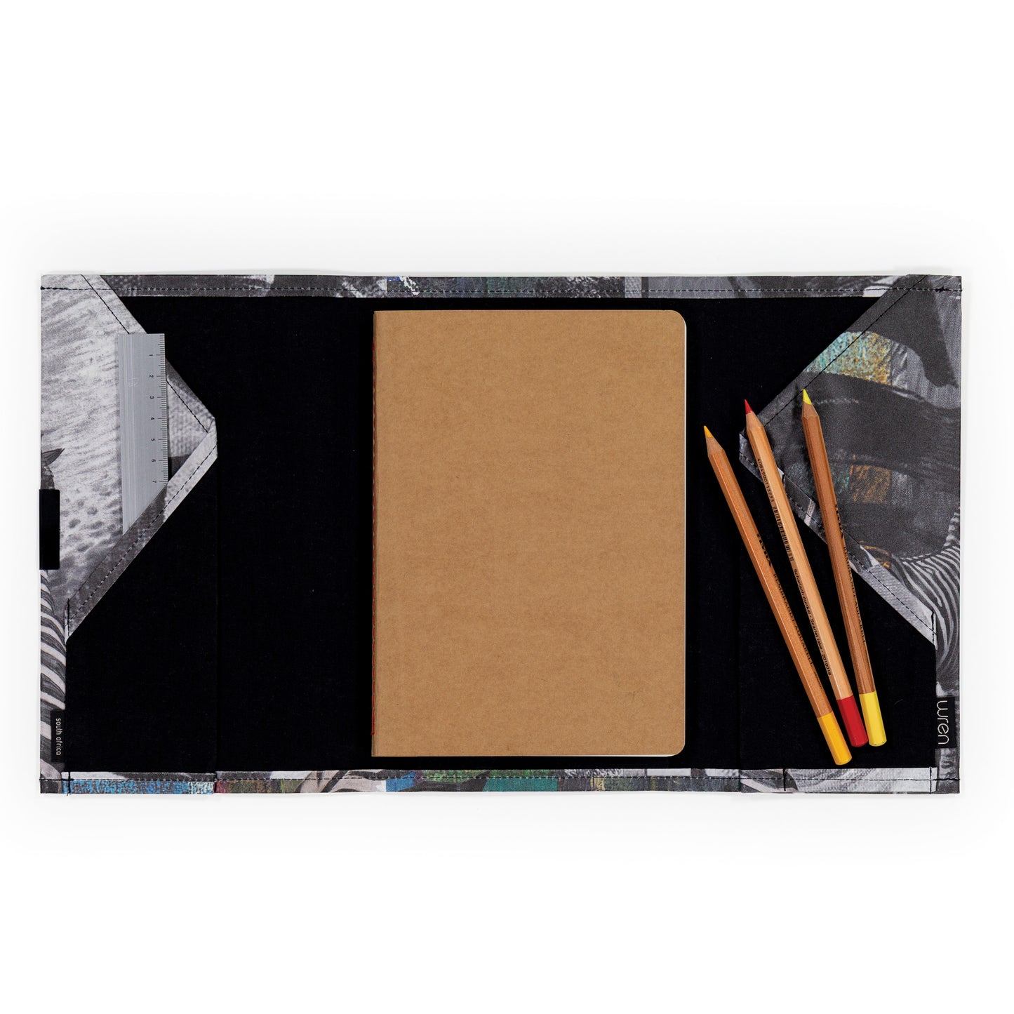 Wren Design ProtectPaper® Notebook Organiser - ZEBRA - Tretchikoff Collage