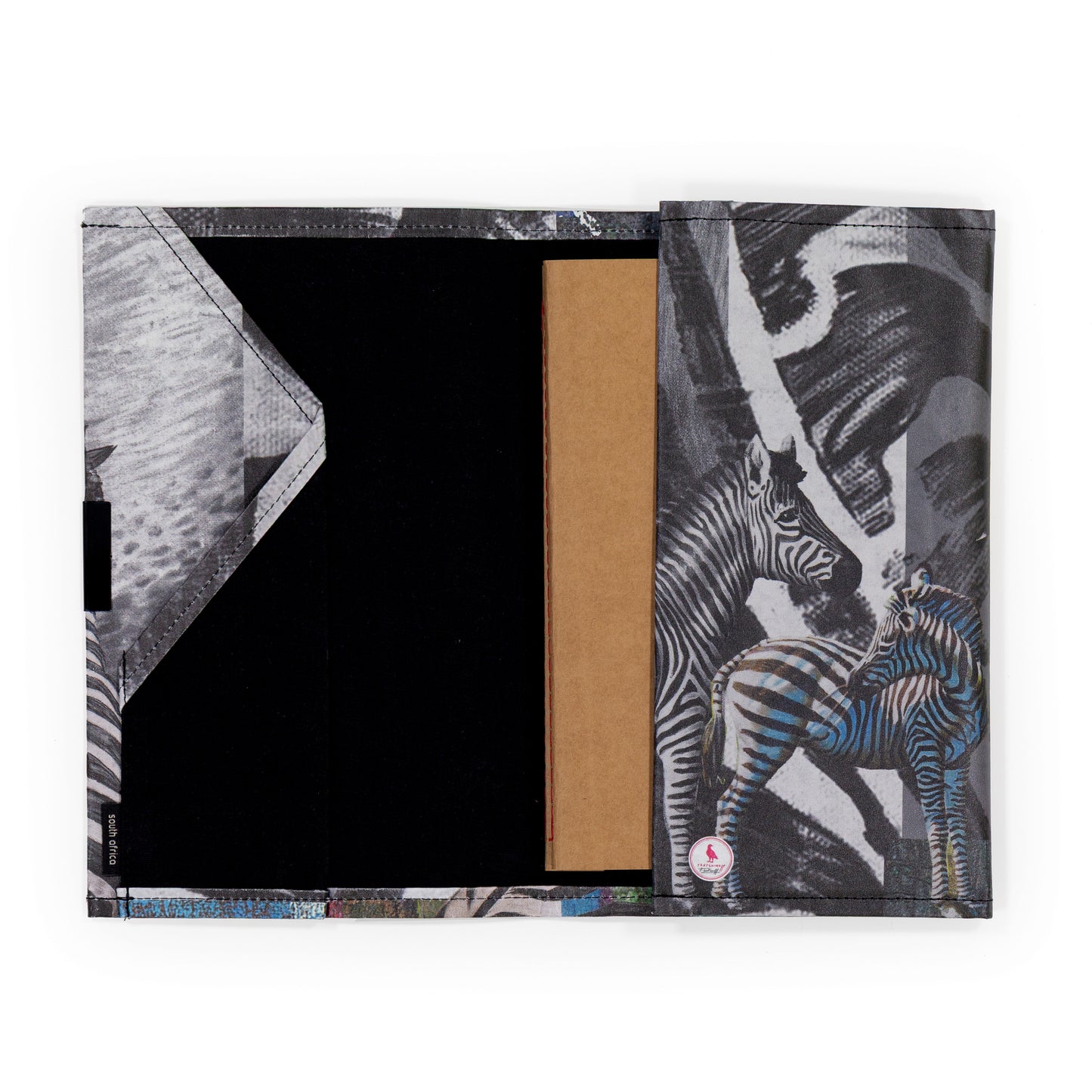 Wren Design ProtectPaper® Notebook Organiser - ZEBRA - Tretchikoff Collage