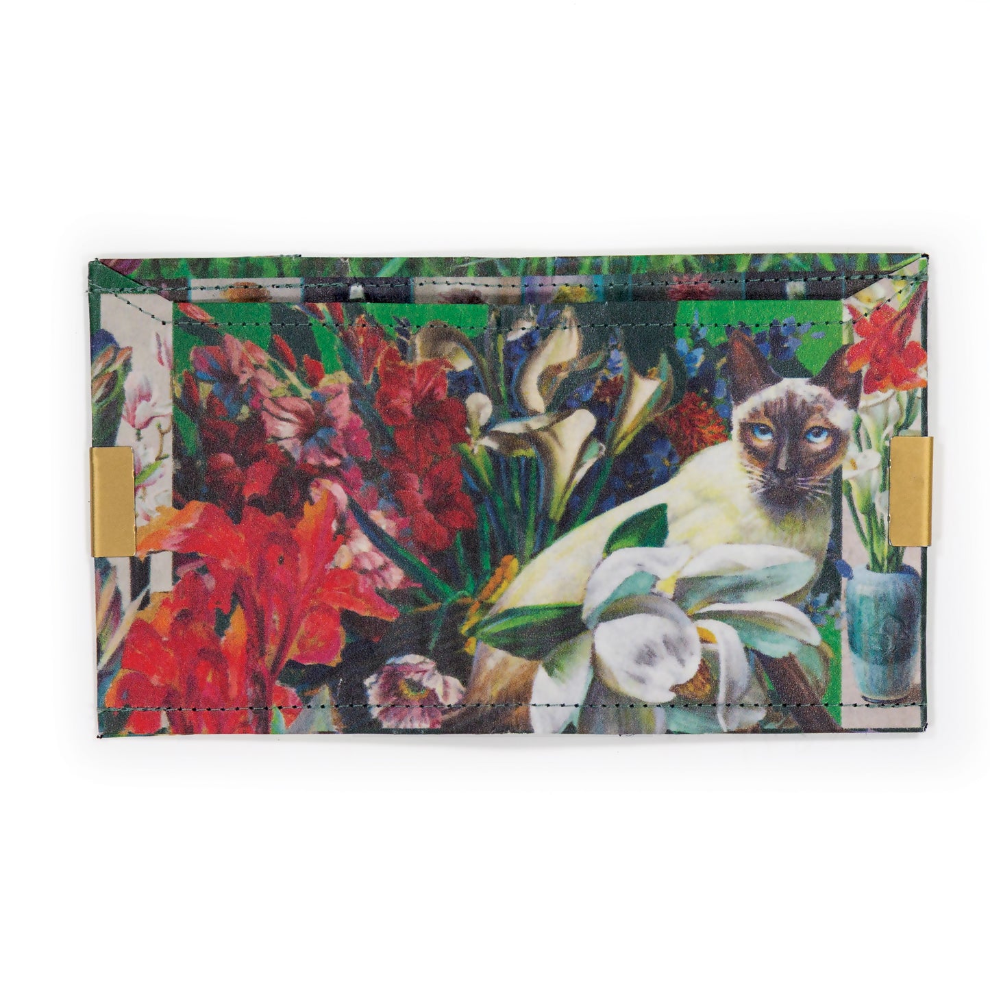 Wren Design ProtectPaper® Slim Wallet - BOTANICALS - Tretchikoff Collage