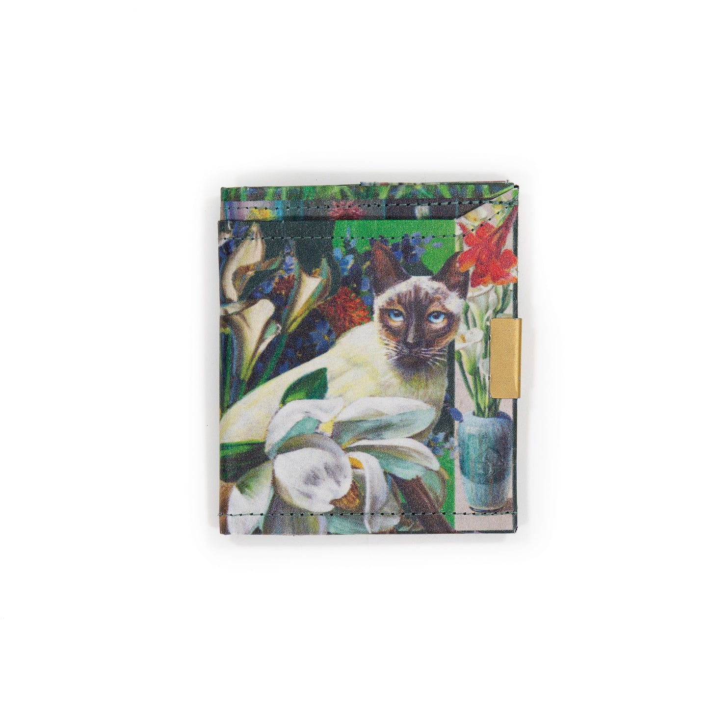 Wren Design ProtectPaper® Slim Wallet - BOTANICALS - Tretchikoff Collage