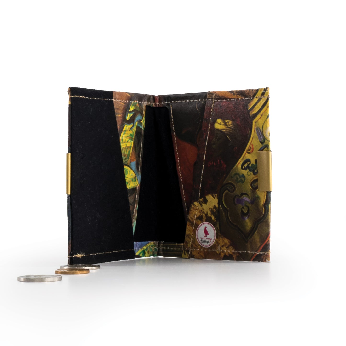 Wren Design ProtectPaper® Slim Wallet - GOLD - Tretchikoff Collage