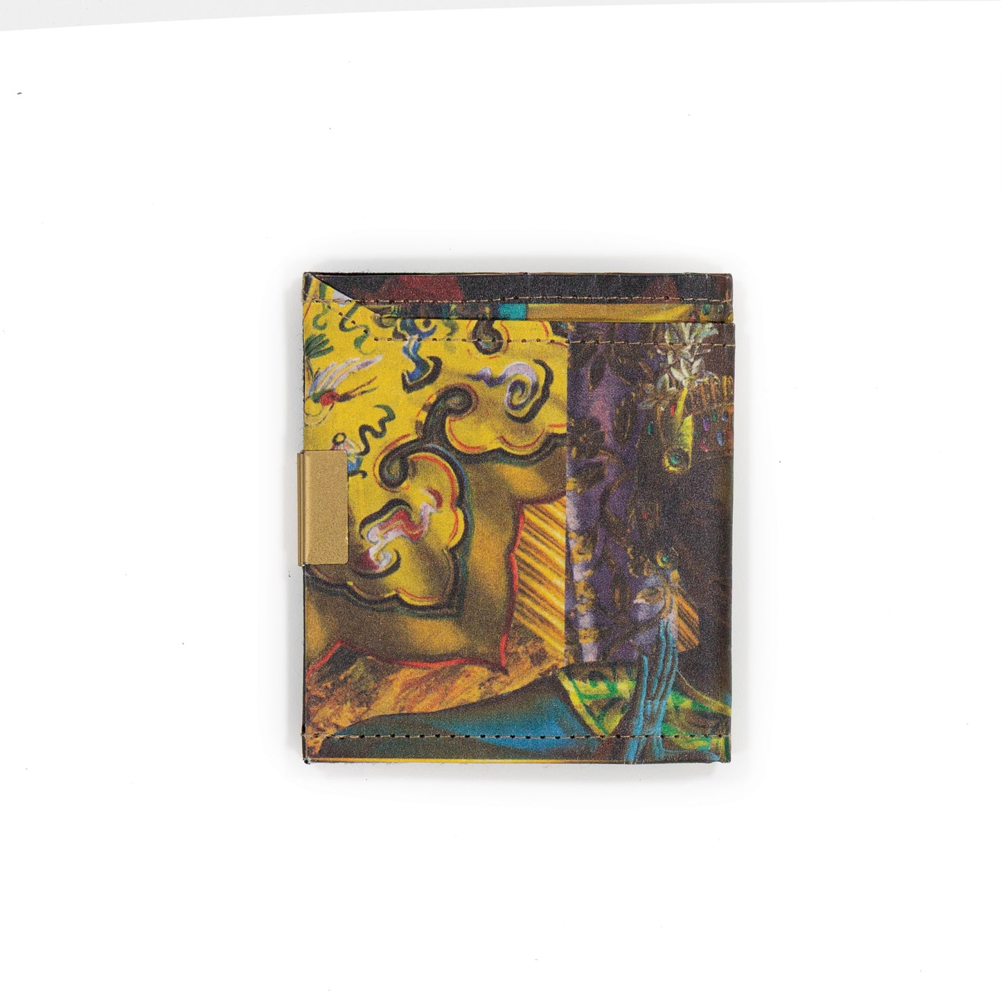 Wren Design ProtectPaper® Slim Wallet - GOLD - Tretchikoff Collage