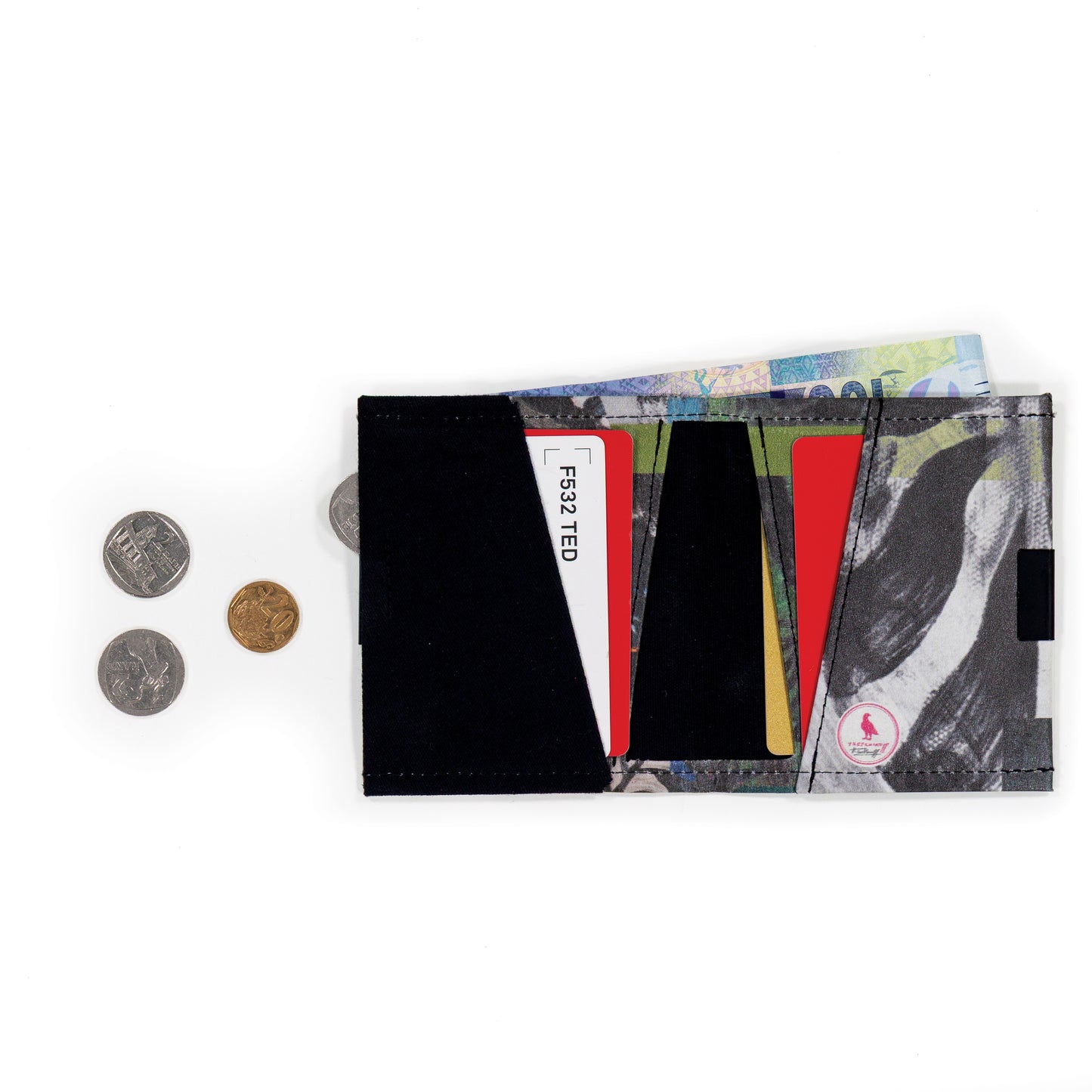 Wren Design ProtectPaper® Slim Wallet - ZEBRA - Tretchikoff Collage