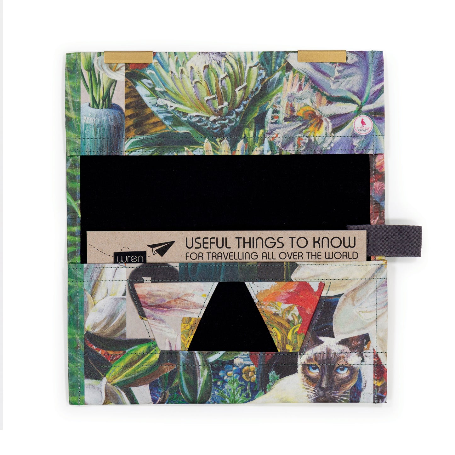 Wren Design ProtectPaper® Travel Organiser - BOTANICALS - Tretchikoff Collage