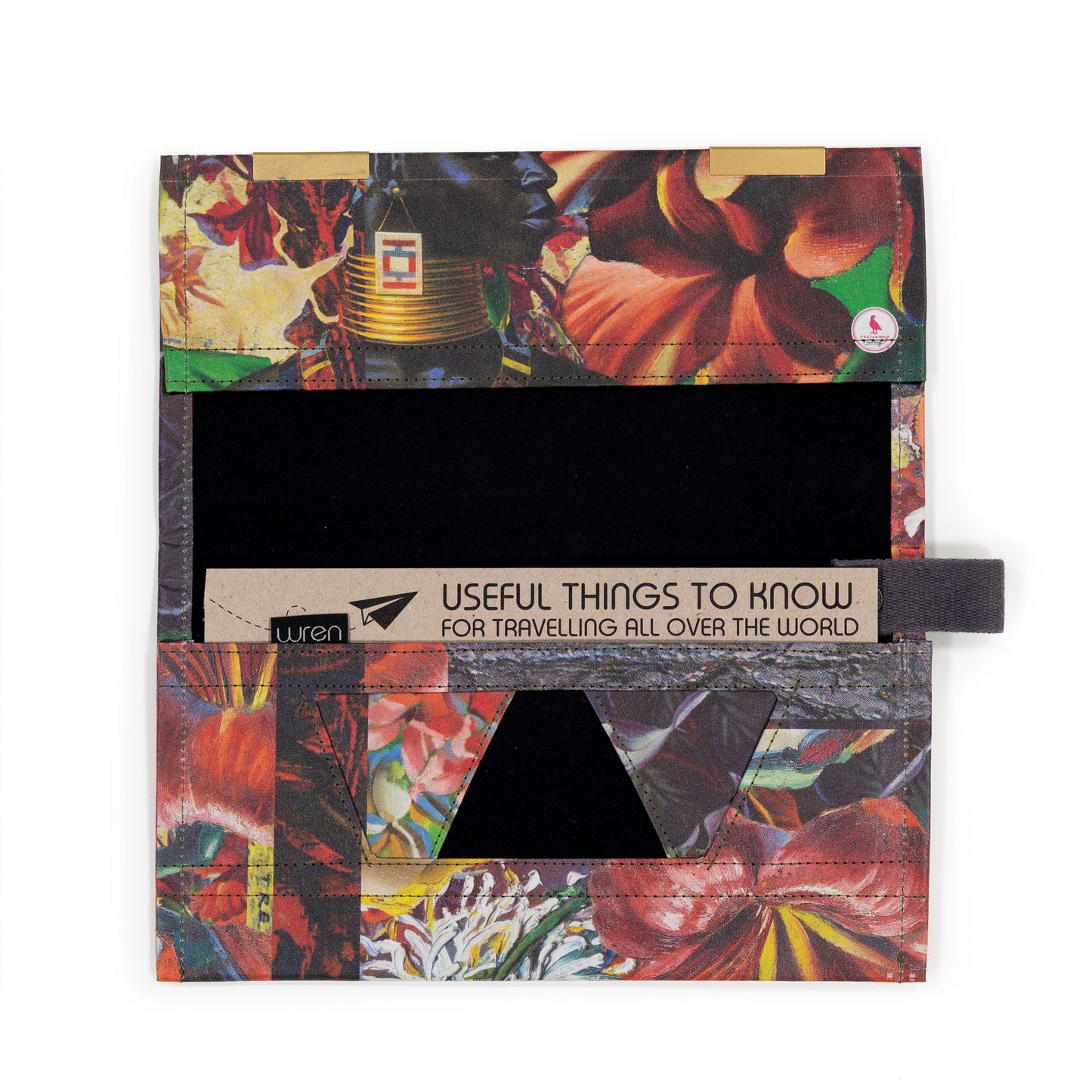 Wren Design ProtectPaper® Travel Organiser - RED - Tretchikoff Collage