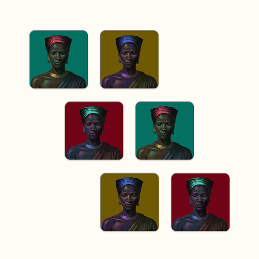 Zulu Girl Coaster Set - Tretchikoff