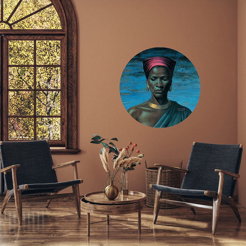 Zulu Girl | Premium Vinyl Wall Decal | Tretchikoff