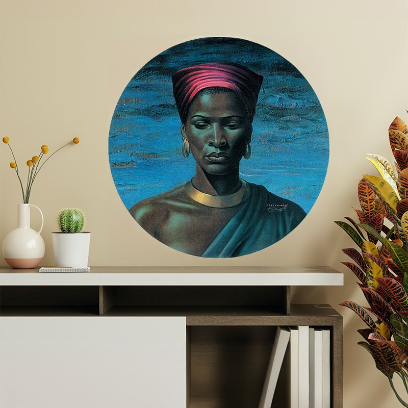 Zulu Girl | Premium Vinyl Wall Decal | Tretchikoff