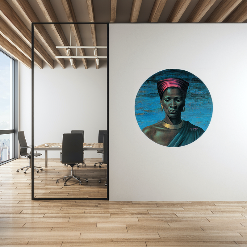 Zulu Girl | Premium Vinyl Wall Decal | Tretchikoff