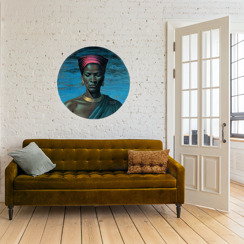 Zulu Girl | Premium Vinyl Wall Decal | Tretchikoff